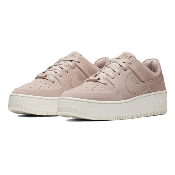 NEW Nike Air Force 1 Sage Low Women's Particle Beige Phantom AR5339-201 - Picture 2 of 16